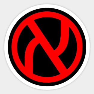 Jewish Anarchist Symbol Sticker